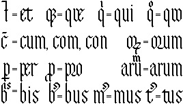 abbreviations