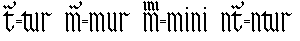 Description: abbreviated mediopassive forms